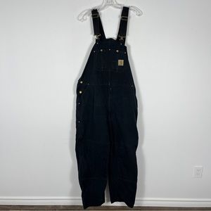 Carhartt Men's Black Overalls